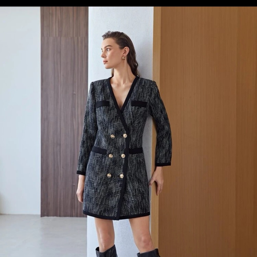 Can jacket or dress . Brand new never worn .